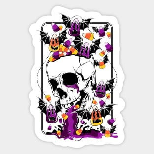 Death by Candy Corn Sticker
